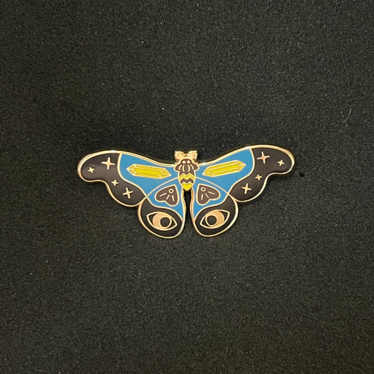 'Witch Moth' Enamel Pin