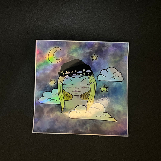 Head in the Clouds Sticker