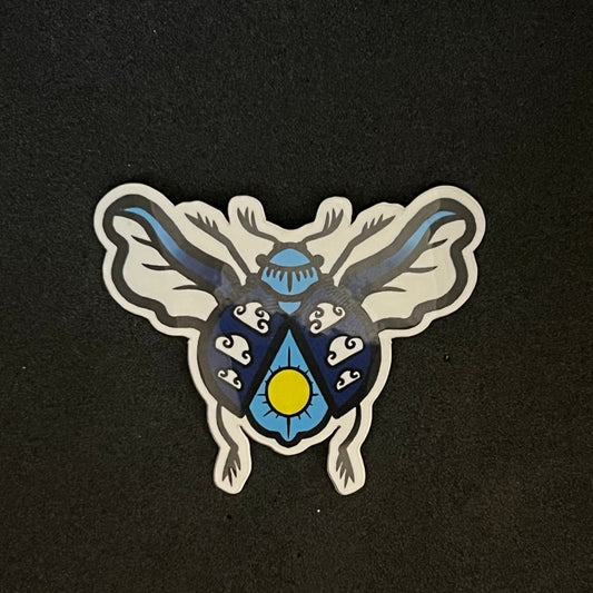 Adorable Day Beetle Sticker