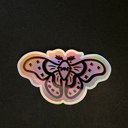 Shiny Baby Witch Moth Sticker