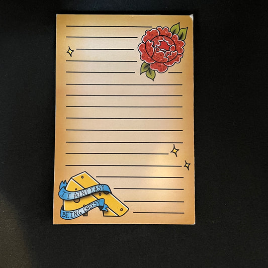 January 2024 Tattoo Charcuterie Notepad