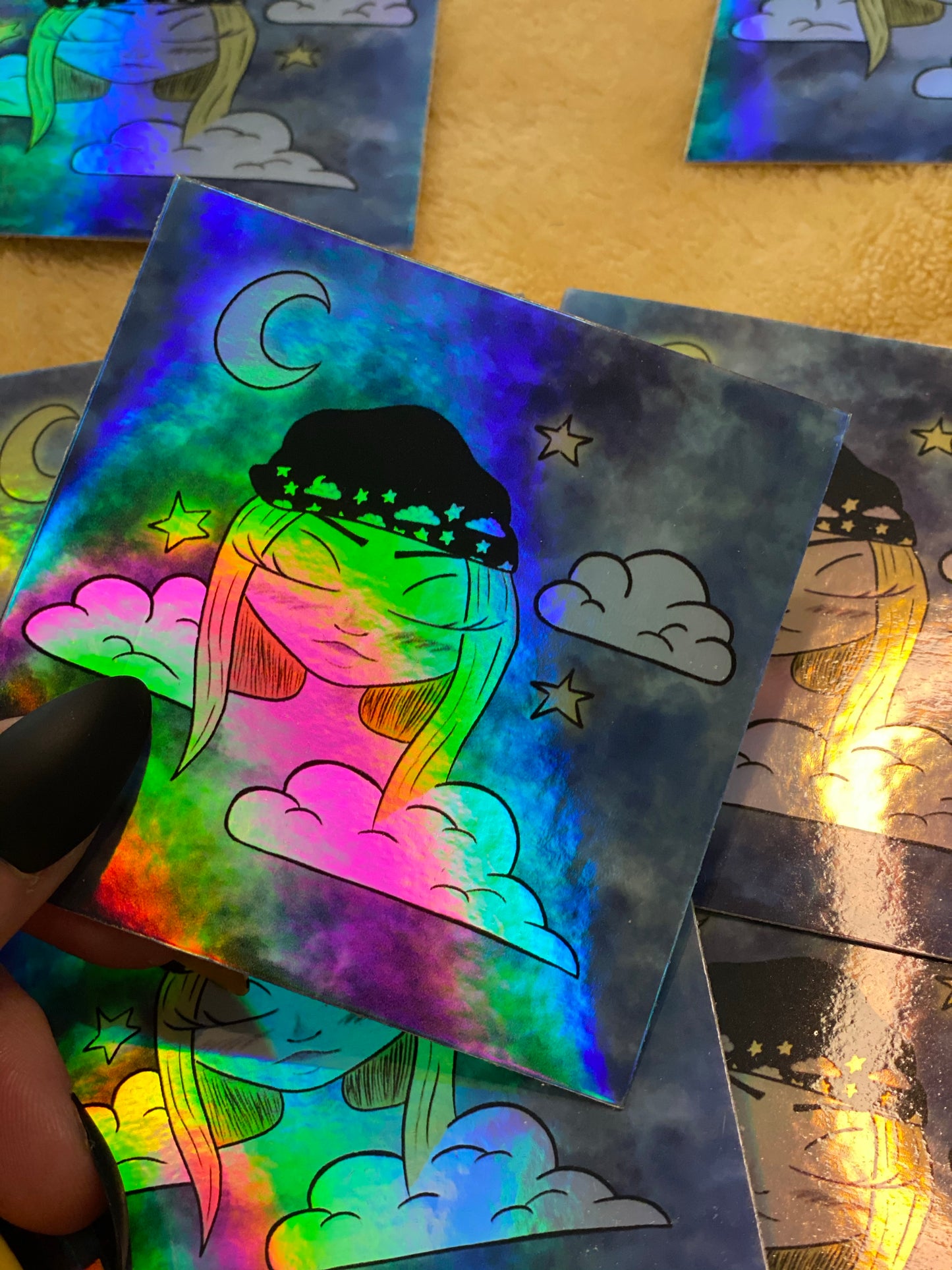 Head in the Clouds Sticker