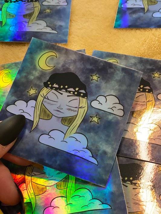 Head in the Clouds Sticker