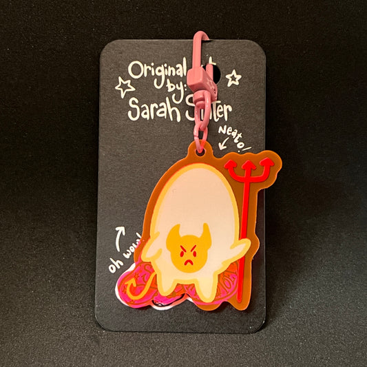 April 2023 Keychain - Deviled Egg