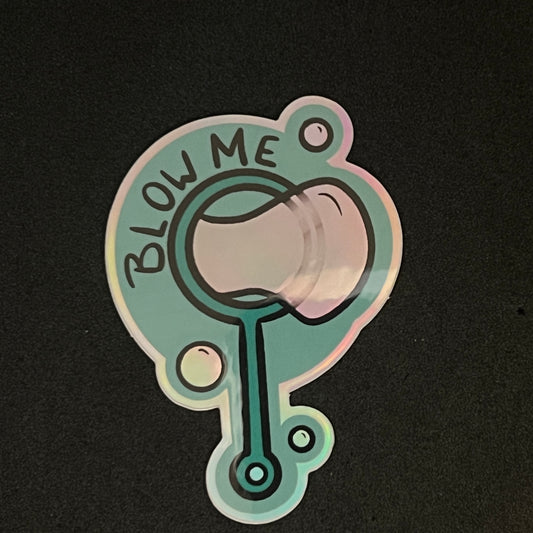 Blowing Bubbles Sticker