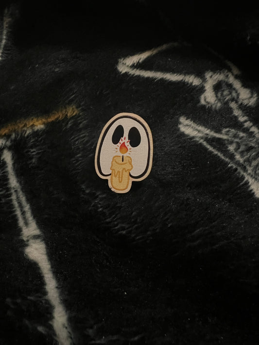 Polterghost Wooden Pin