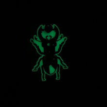 Load image into Gallery viewer, UFO Beetle Glow in the Dark Keychain
