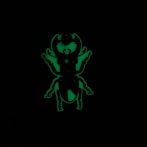 UFO Beetle Glow in the Dark Keychain