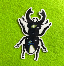 Load image into Gallery viewer, UFO Beetle Glow in the Dark Sticker
