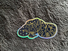 Load image into Gallery viewer, Holographic Snake Logo Sticker
