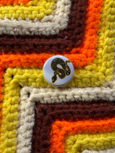 'Love at First Snake' Logo Button