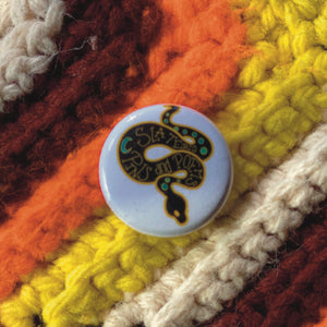 'Love at First Snake' Logo Button