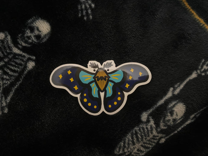 Smol Sweet Witch Moth Sticker