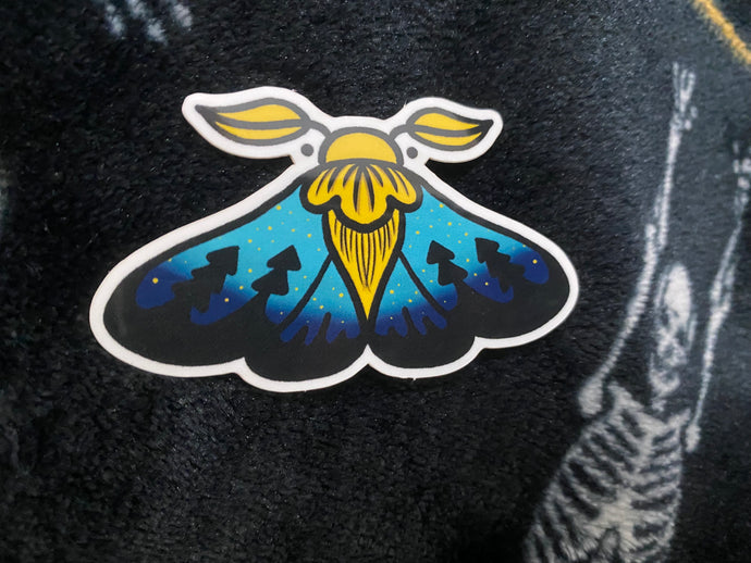 Cute Little Night Moth Sticker